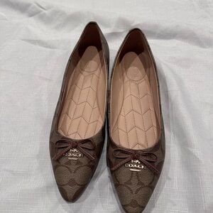 Coach Leather Flats